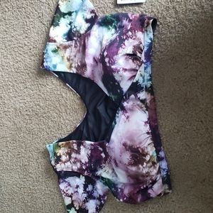 NWT Torrid Tiger dye mesh Bikini top 2x